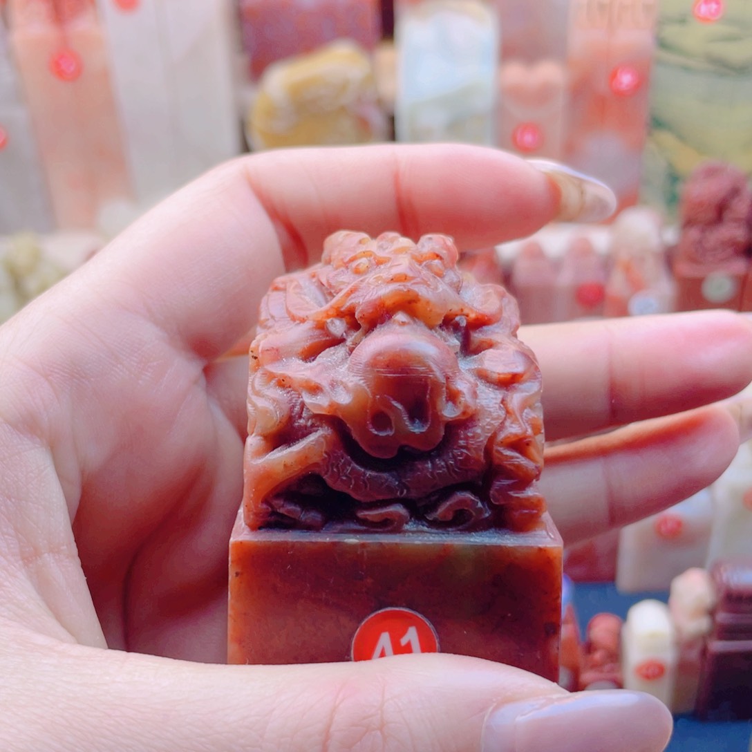 寿山石蜀****寿山石手工篆刻