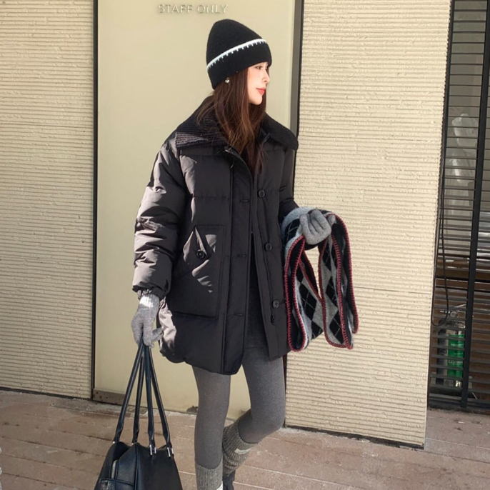 2025时尚中长款羽绒服