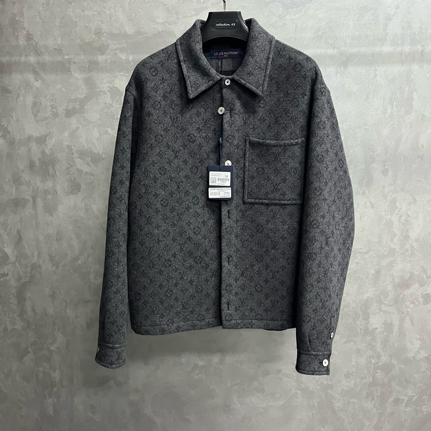 未使用 LouisVuitton/路易威登 25长袖单排扣翻领夹克外套/50
