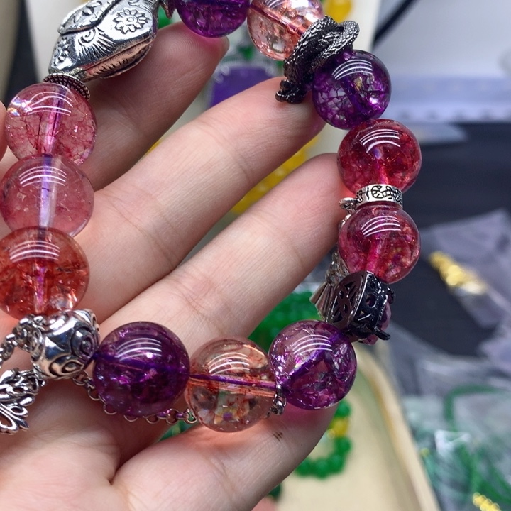 银S925镶嵌颈饰水晶吊坠