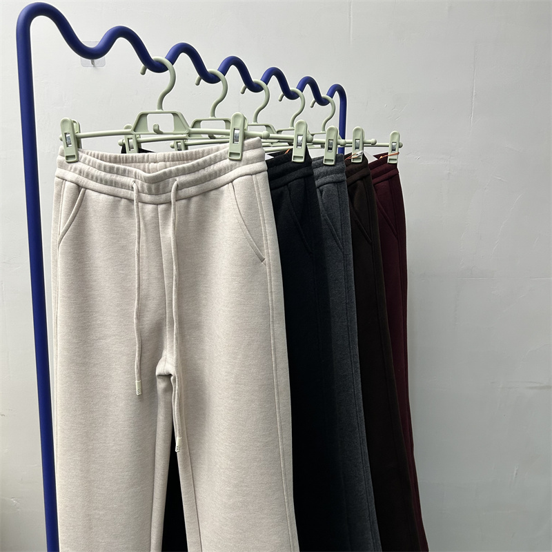 秋冬女直筒裤软糯亲肤休闲裤舒适保暖 9119