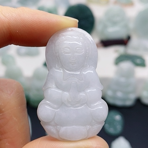 翡翠颈饰未镶嵌吊坠