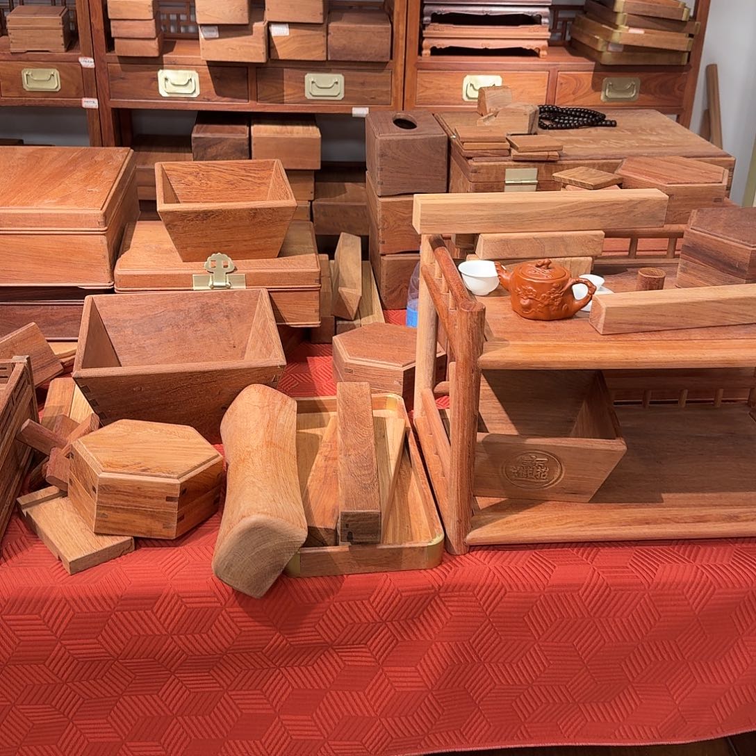 海***浪大果紫檀35镇尺一对