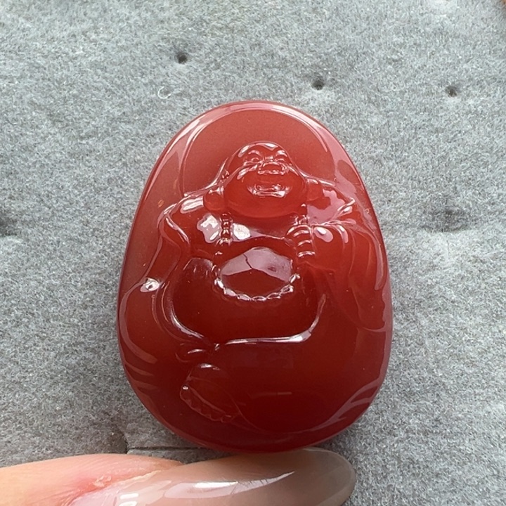 南红玛瑙未镶嵌吊坠