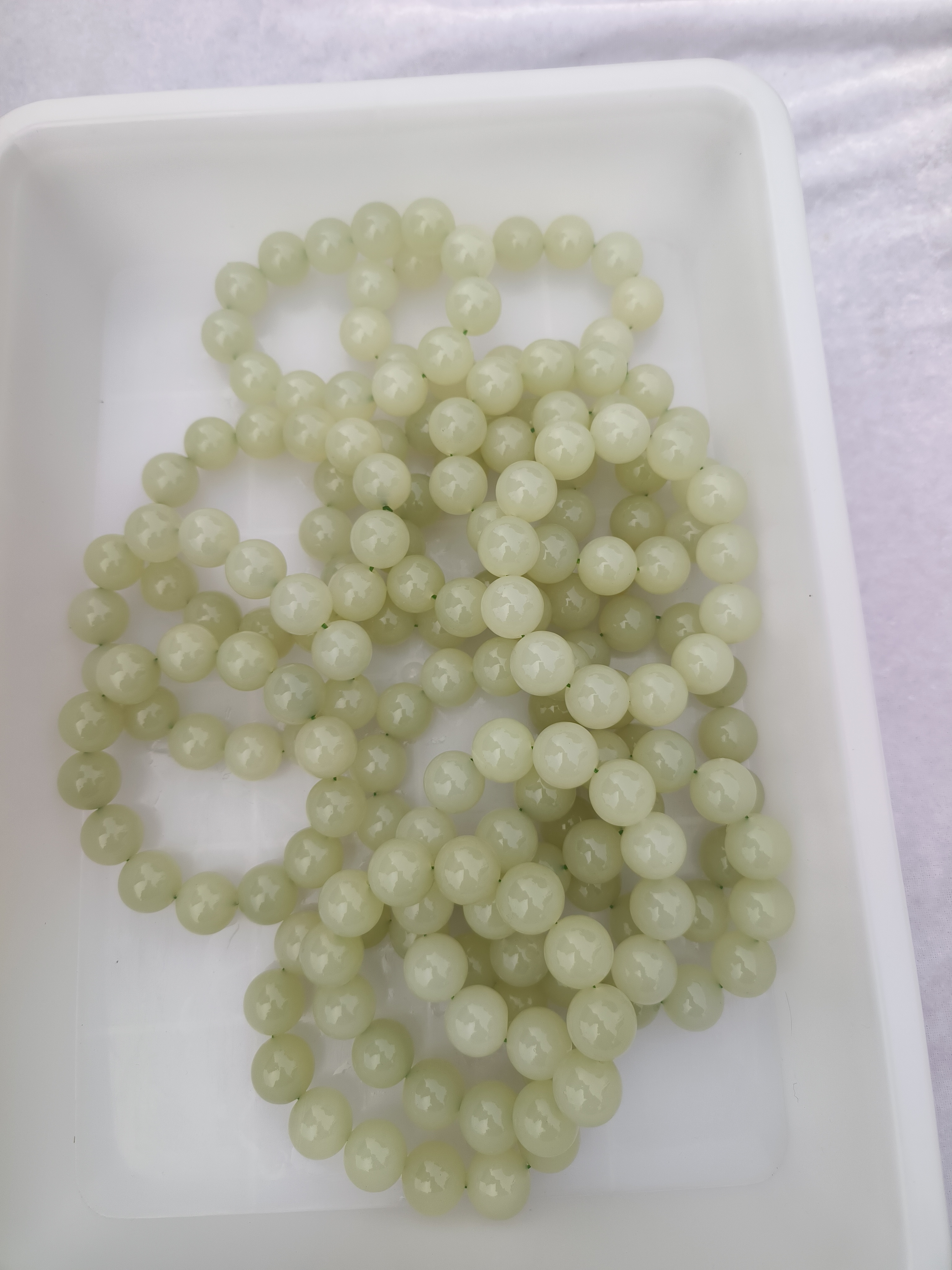 18高清白玉石手串多样性拍一发一