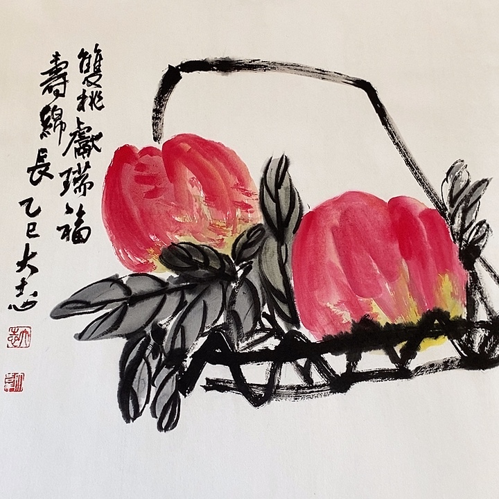 国画纯手绘写意画作