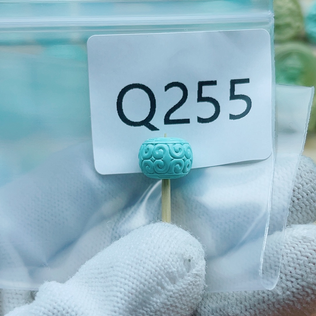 三****绿松石未镶嵌珠宝奇石