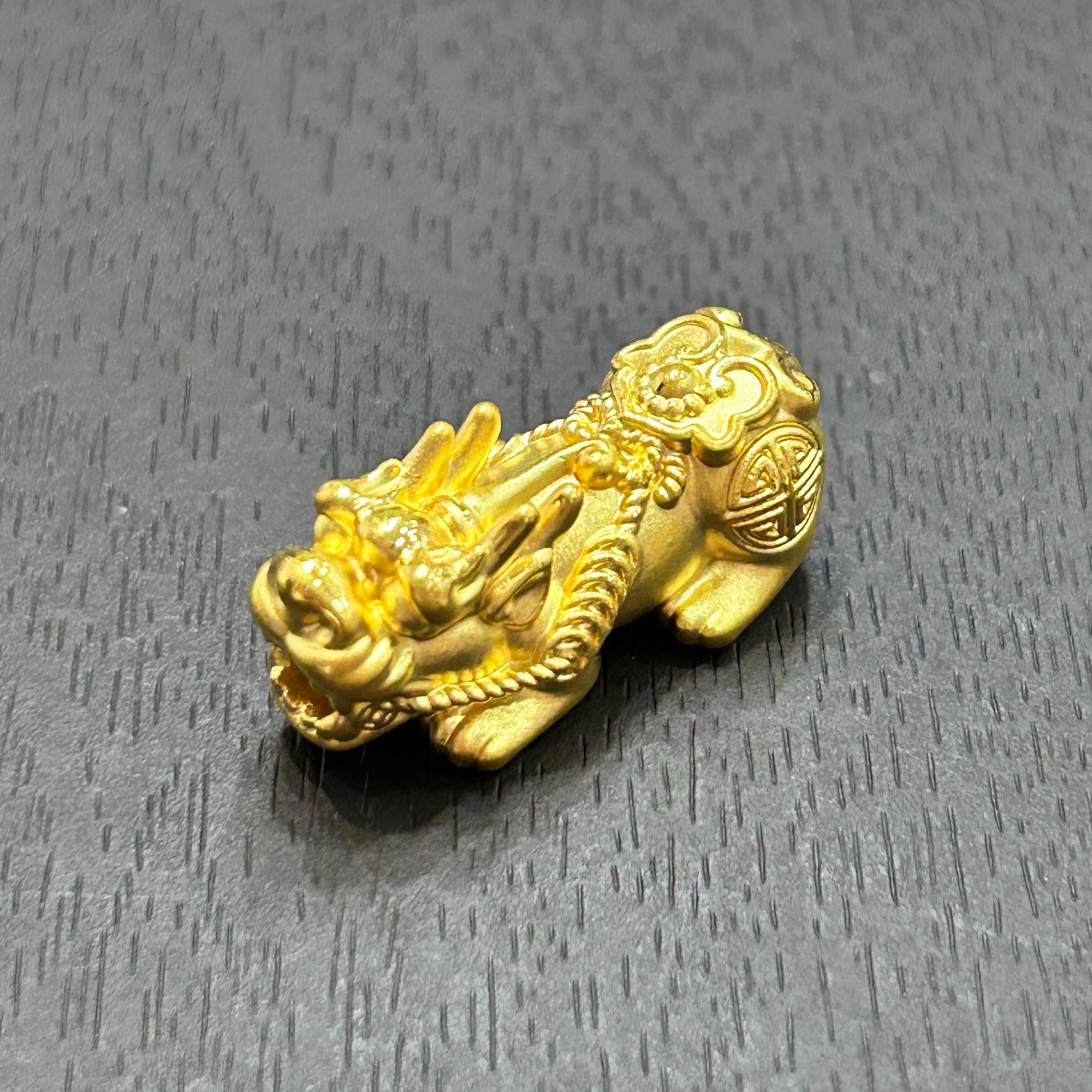 【佳佳专享】足金999投资金攒金铜钱貔貅配件PJ995克重多退少补