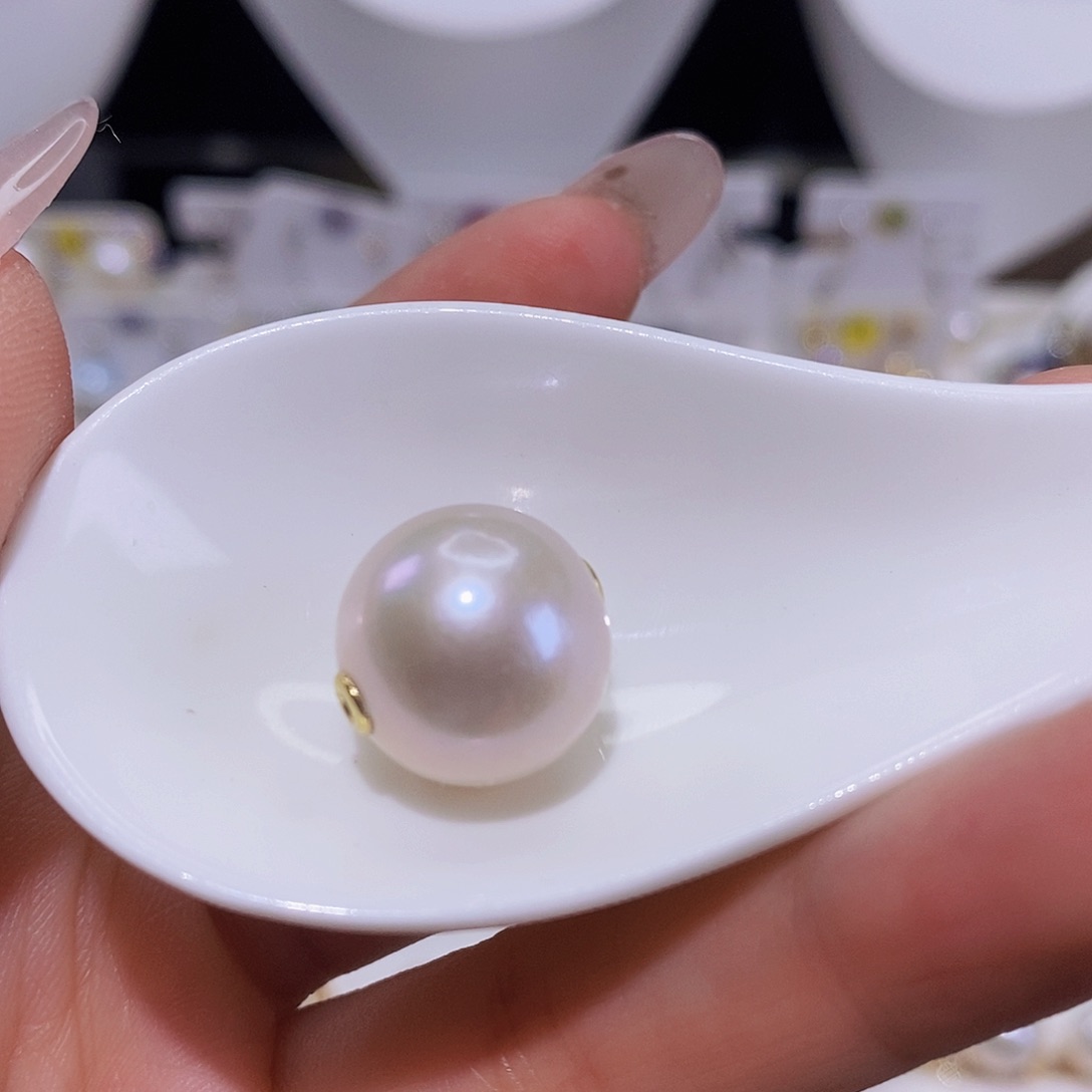 淡水珍珠颈饰银S925镶嵌