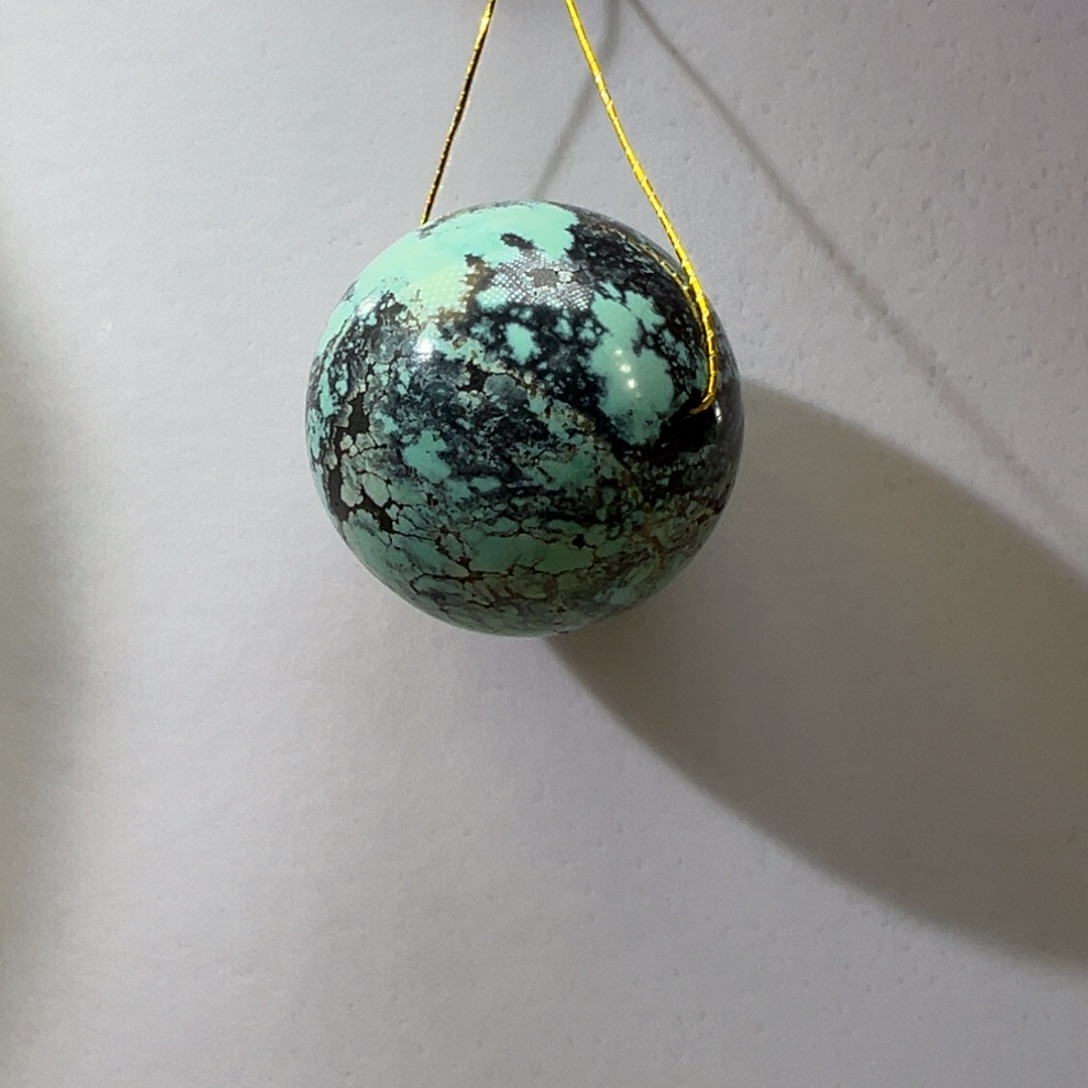 绿松石未镶嵌挂件21.4