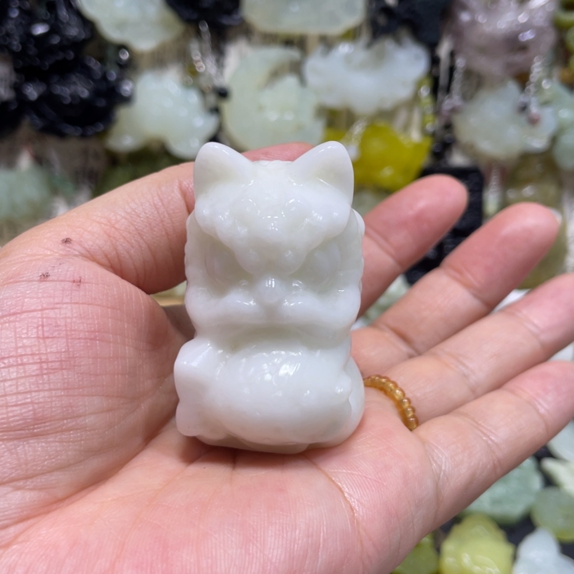 【闪购商品】岫玉颈饰未镶嵌76手把