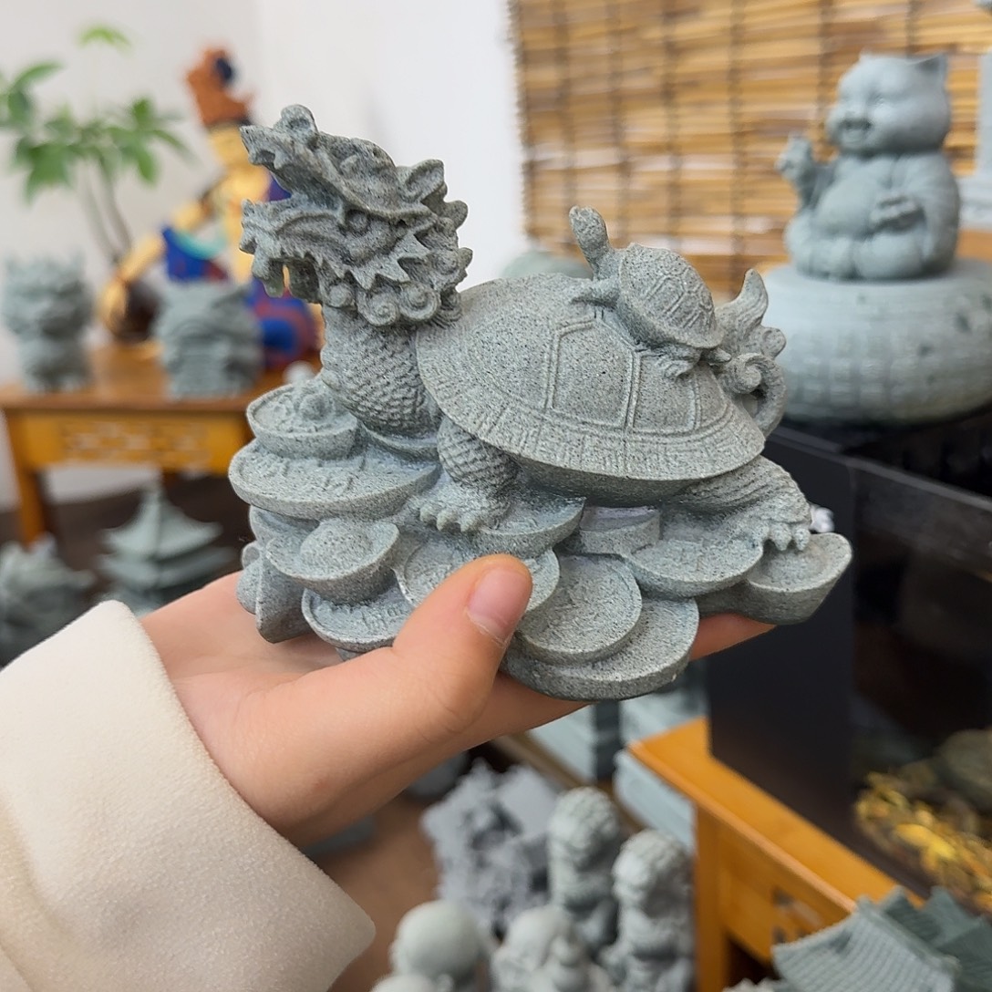 石材青砂石金钱龟