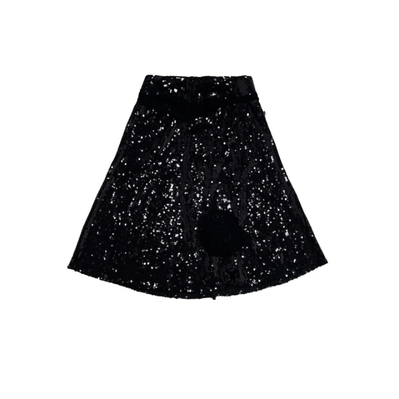 EDWARD CUMING 闪片半裙 黑色