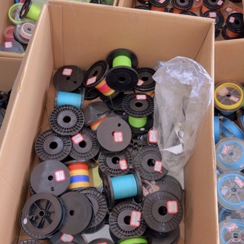 PE8编绿色个五彩4号5号散装线