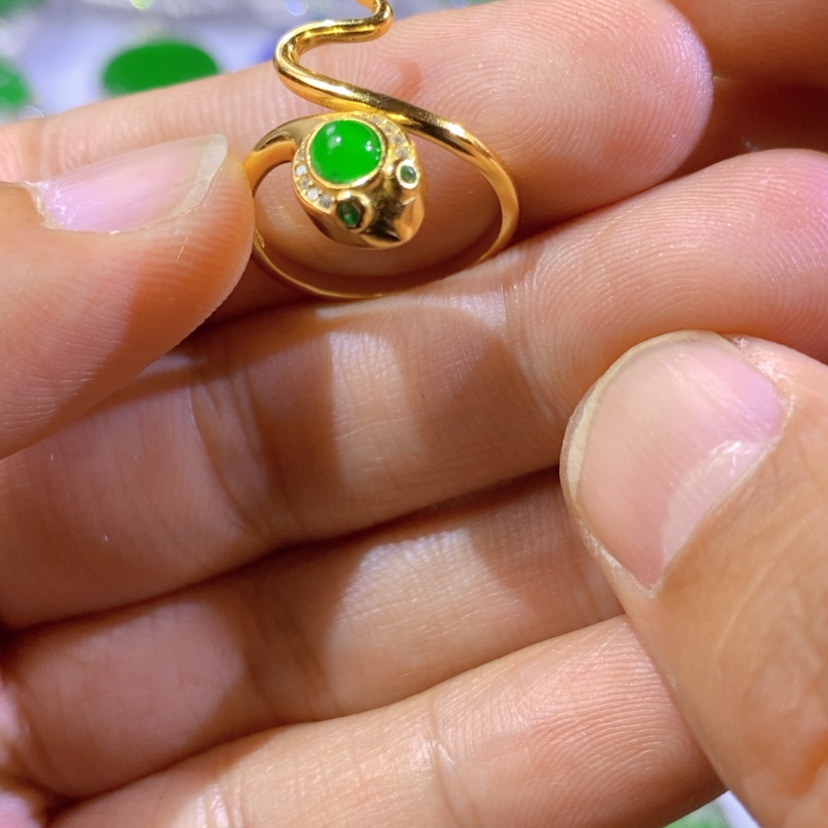 【闪购商品】翡翠挂件银S925镶嵌天然翡翠