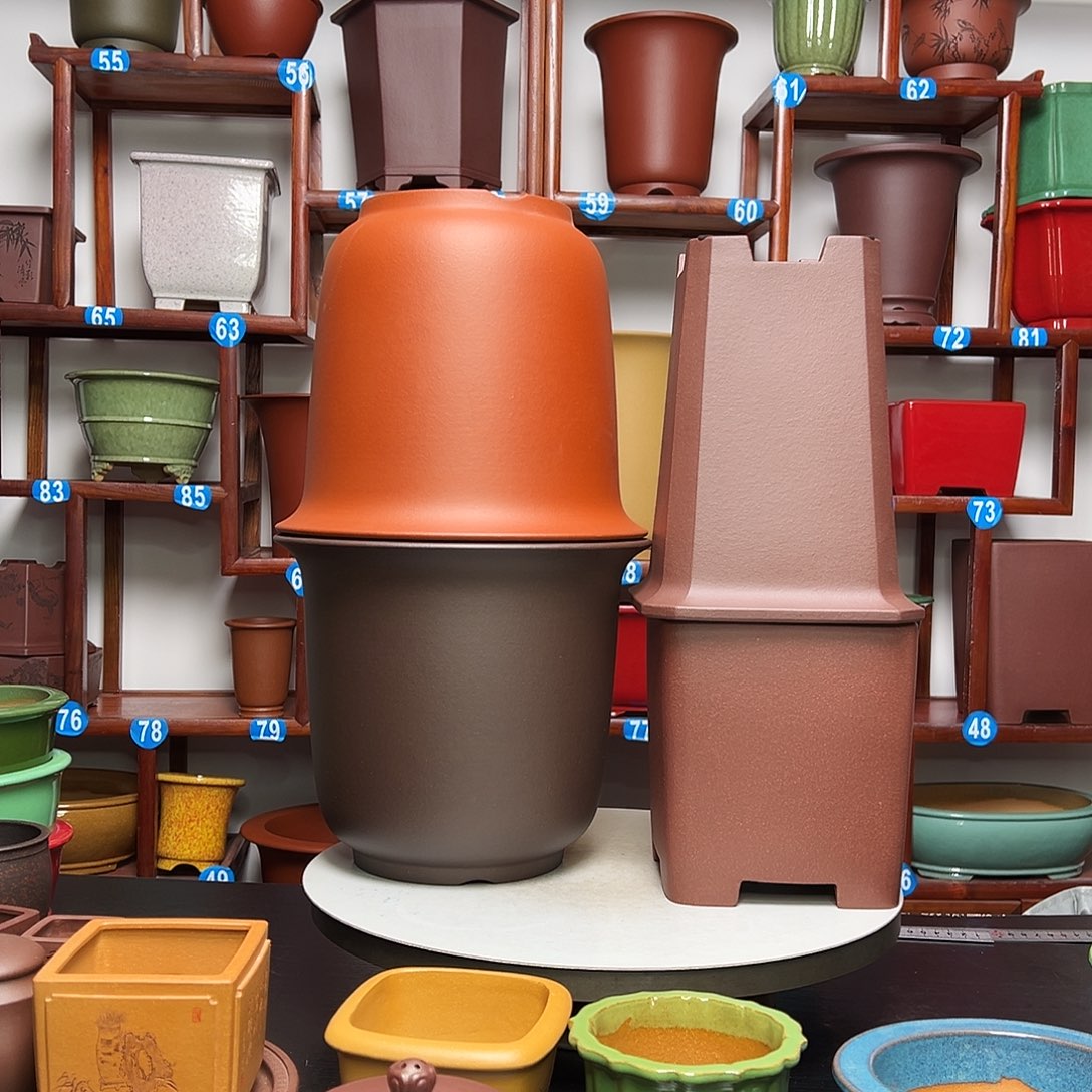 紫砂花盆咸****场圆盆花盆