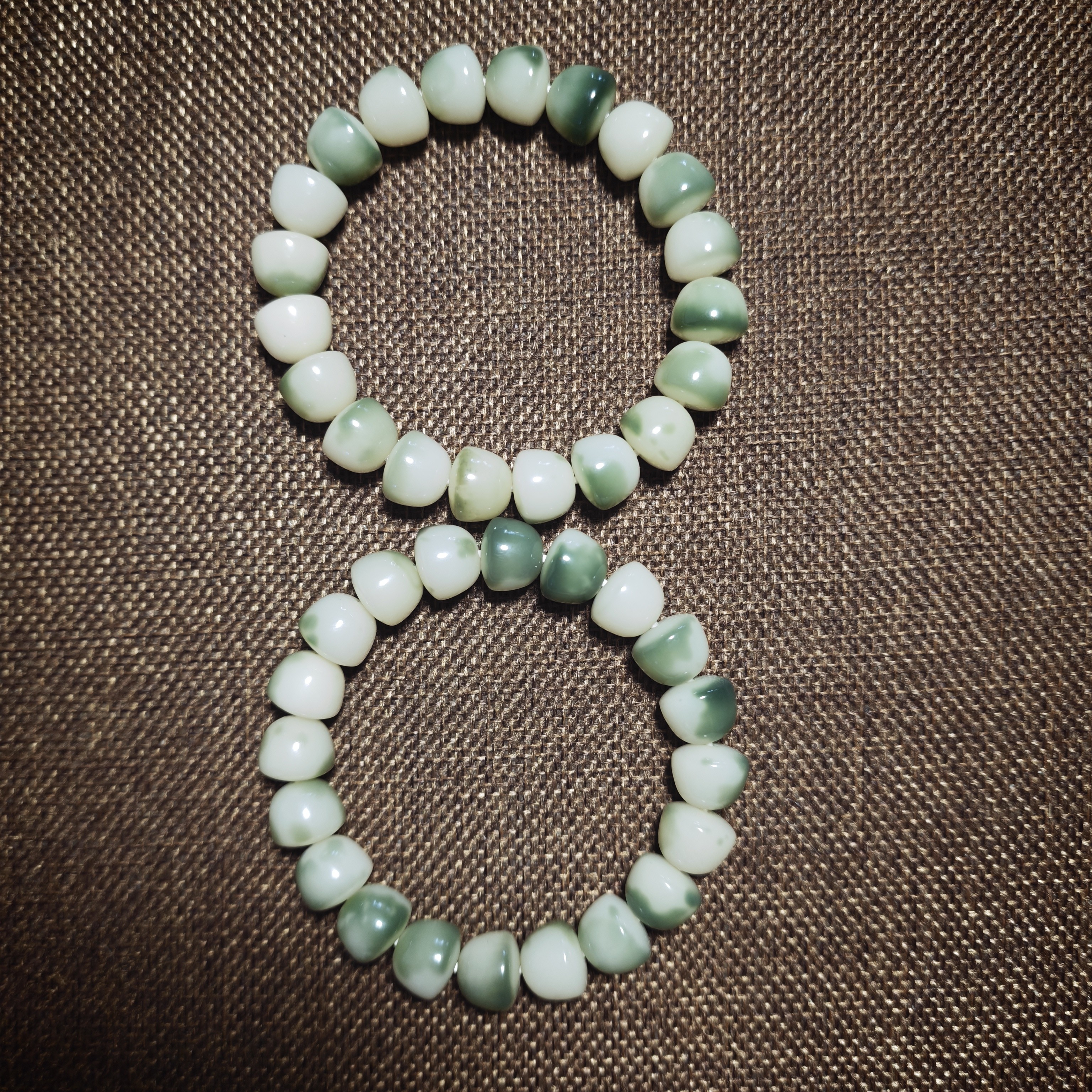 天然菩提根飘花文玩手串可手戴脖戴适合男女盘玩