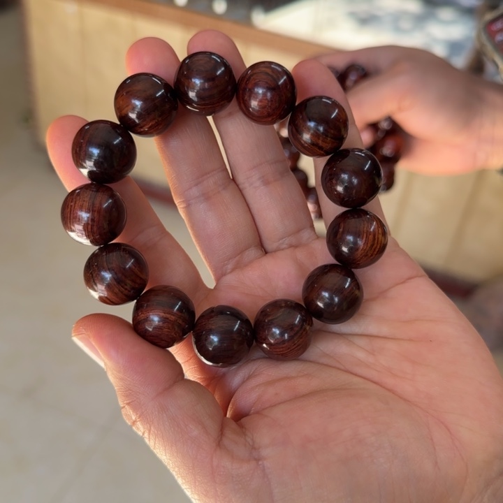 黄花梨/降香黄檀手串/手链1.8沉水老料珠1680