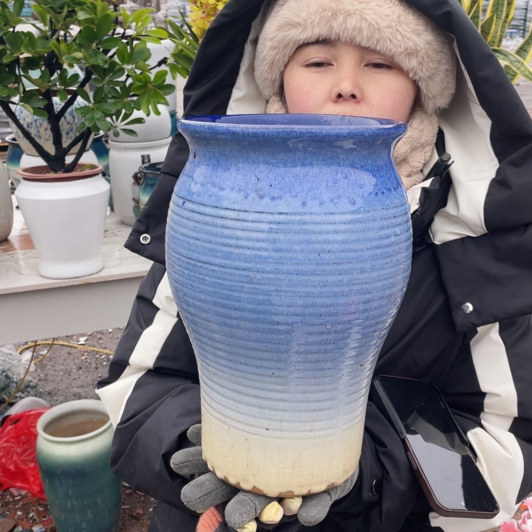 红陶王嫂花盆0201-423