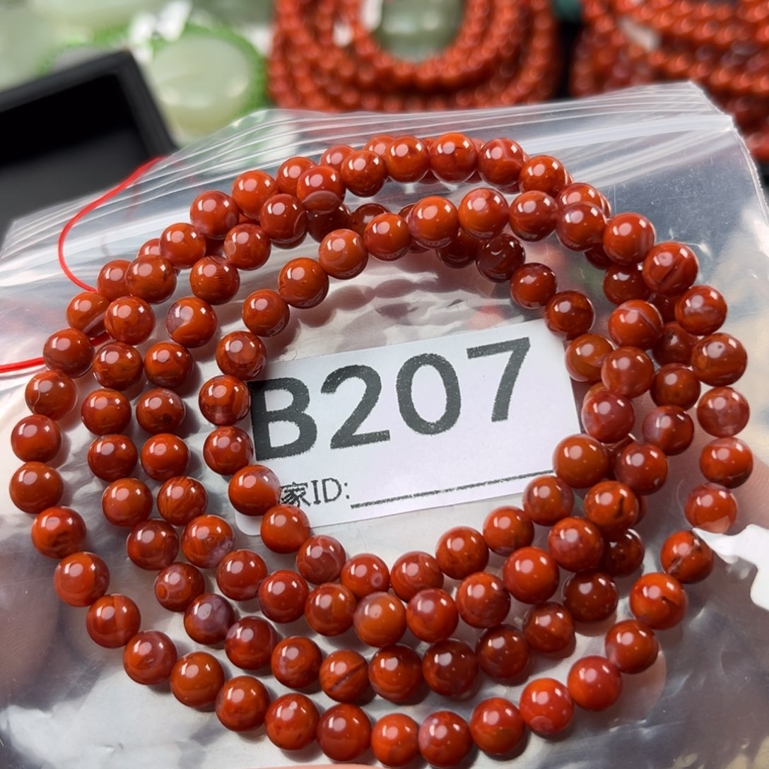 南红玛瑙未镶嵌珠宝奇石6mm