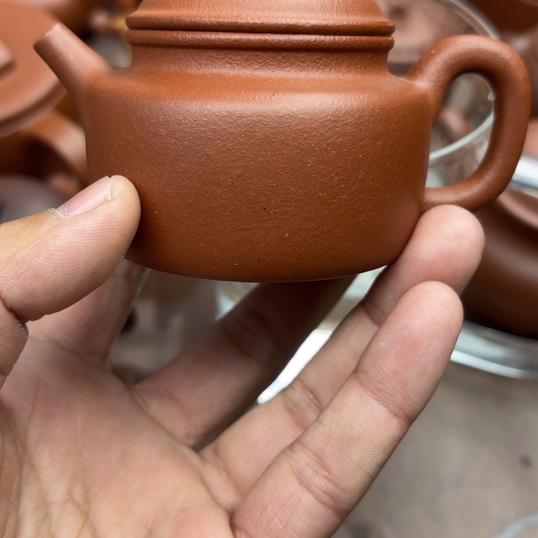 紫砂茶壶S****嬅德钟壶红降110