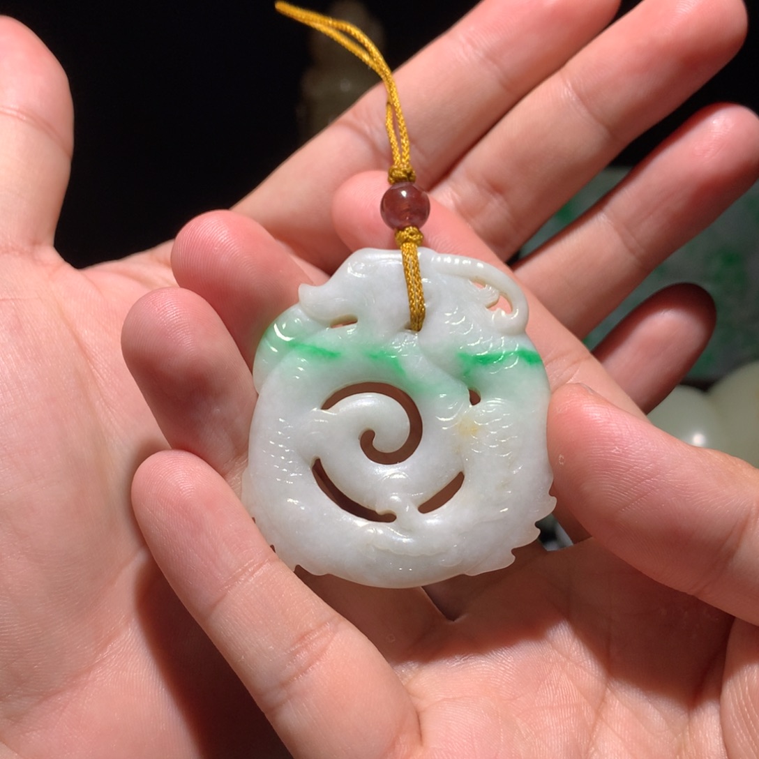 翡翠挂件未镶嵌五**爷