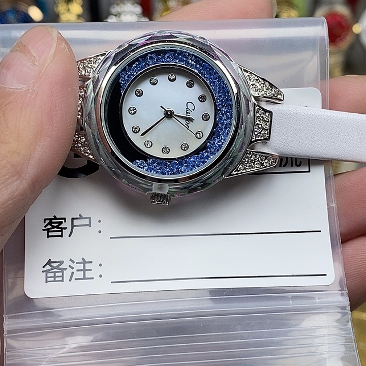 钢金属镀金石英机芯