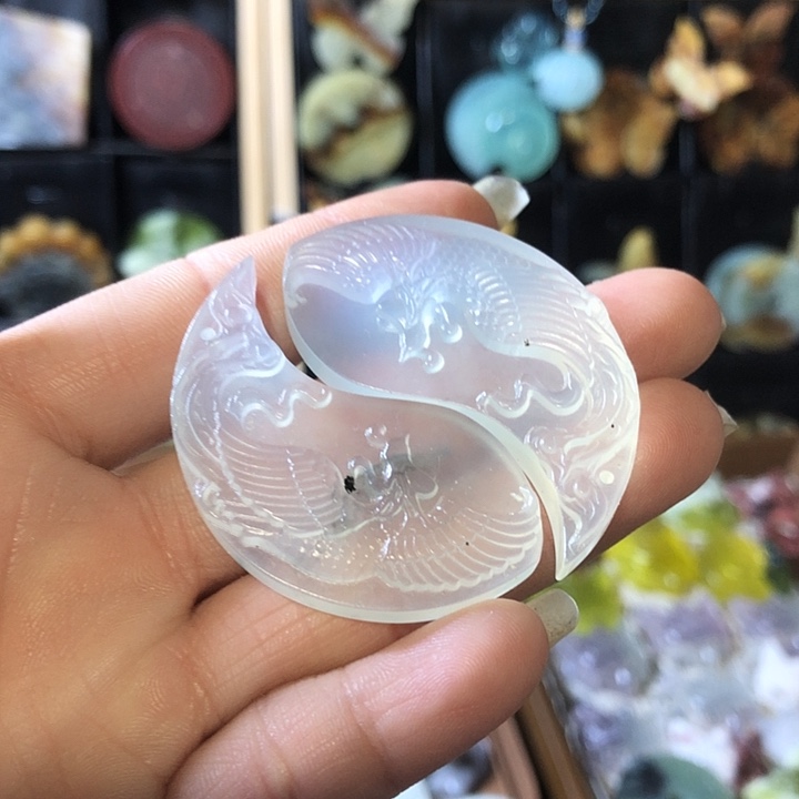 岫玉未镶嵌岫玉挂件