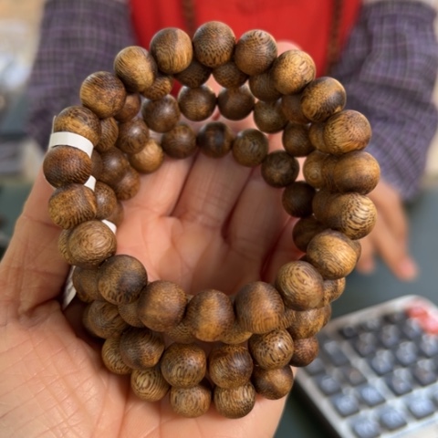 沉香手串白棋7克卡1.0多样性发1条