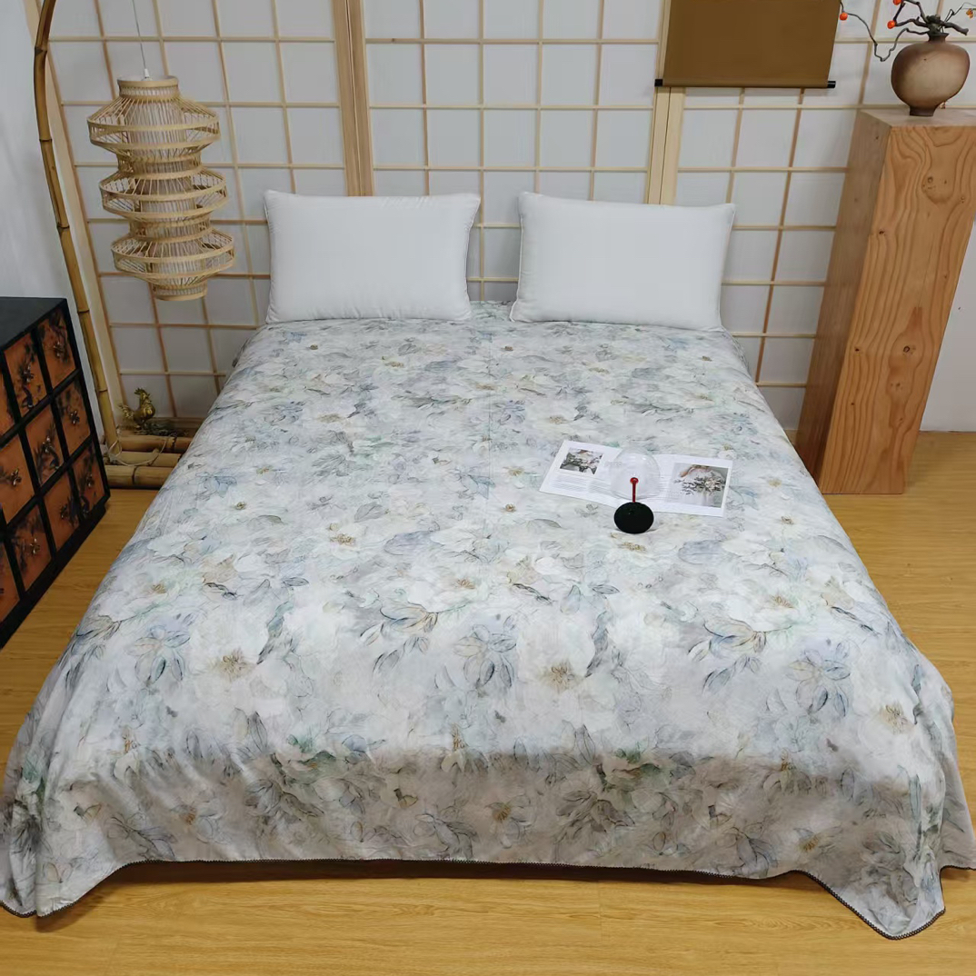 百支彩缎双人床单245*250微瑕～D542（安瑞雅 灰）