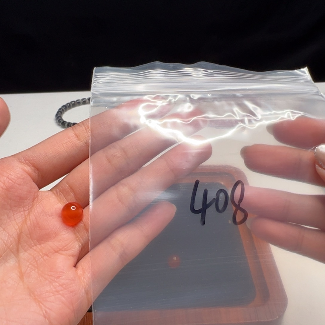 未镶嵌南红玛瑙南红玛瑙408号保山冰橘8mm