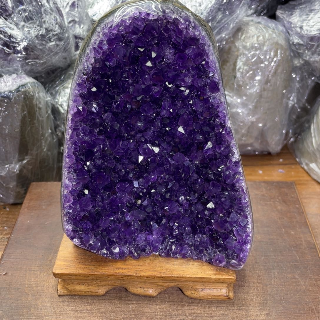 未镶嵌摆件紫晶紫晶