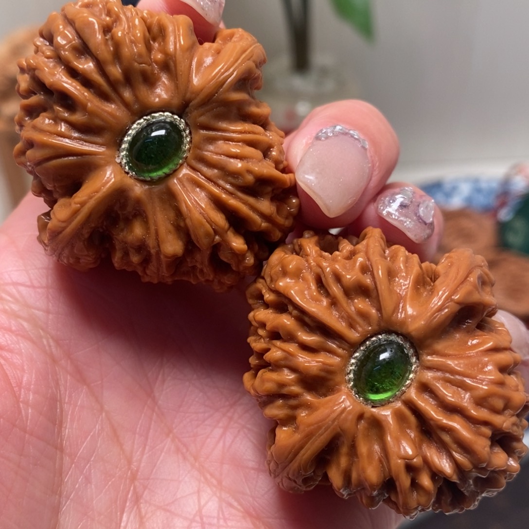 把件文玩核桃41尺寸南江石