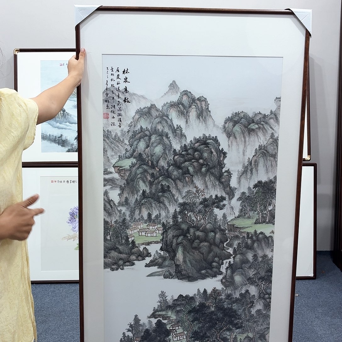 国画手绘作品160×80尺寸