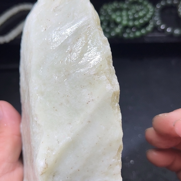 和田玉（糖玉）未镶嵌车挂
