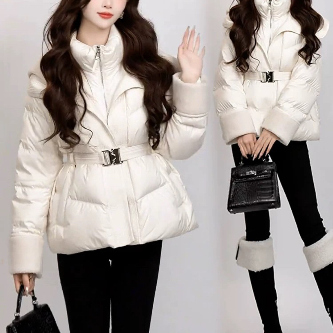 MEIZI家时尚羽绒服2505022猫