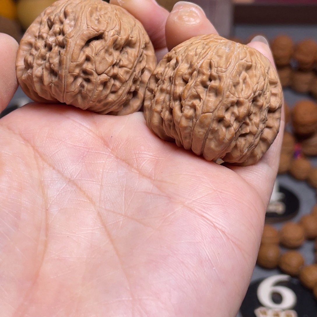 核桃白狮子手捻白茬88