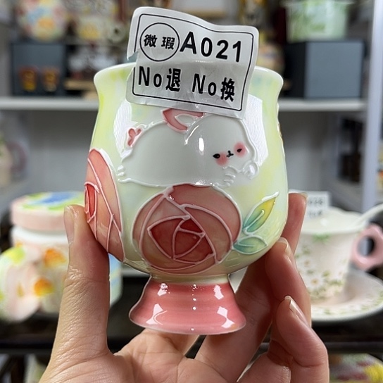 手绘高温釉下彩陶瓷