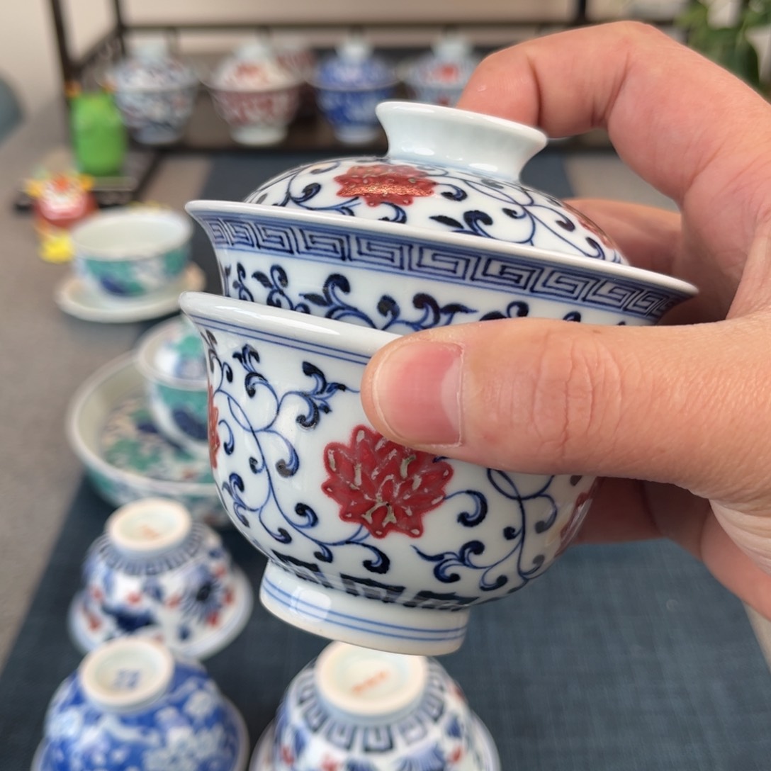 东盖碗➕杯两件套