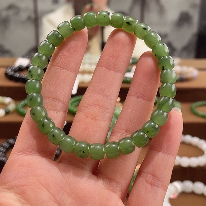 和田玉未镶嵌手链