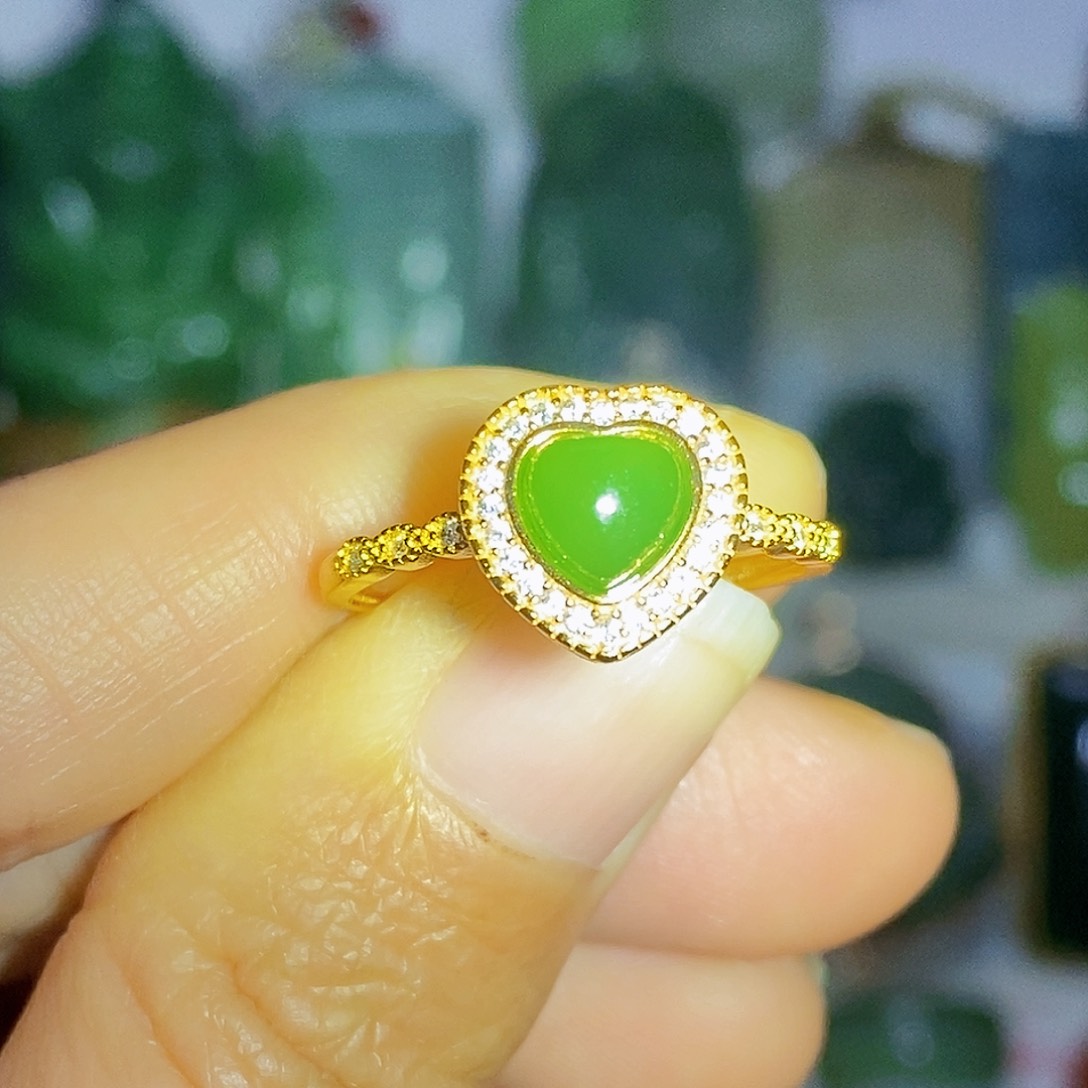 和田玉银S925镶嵌颈饰