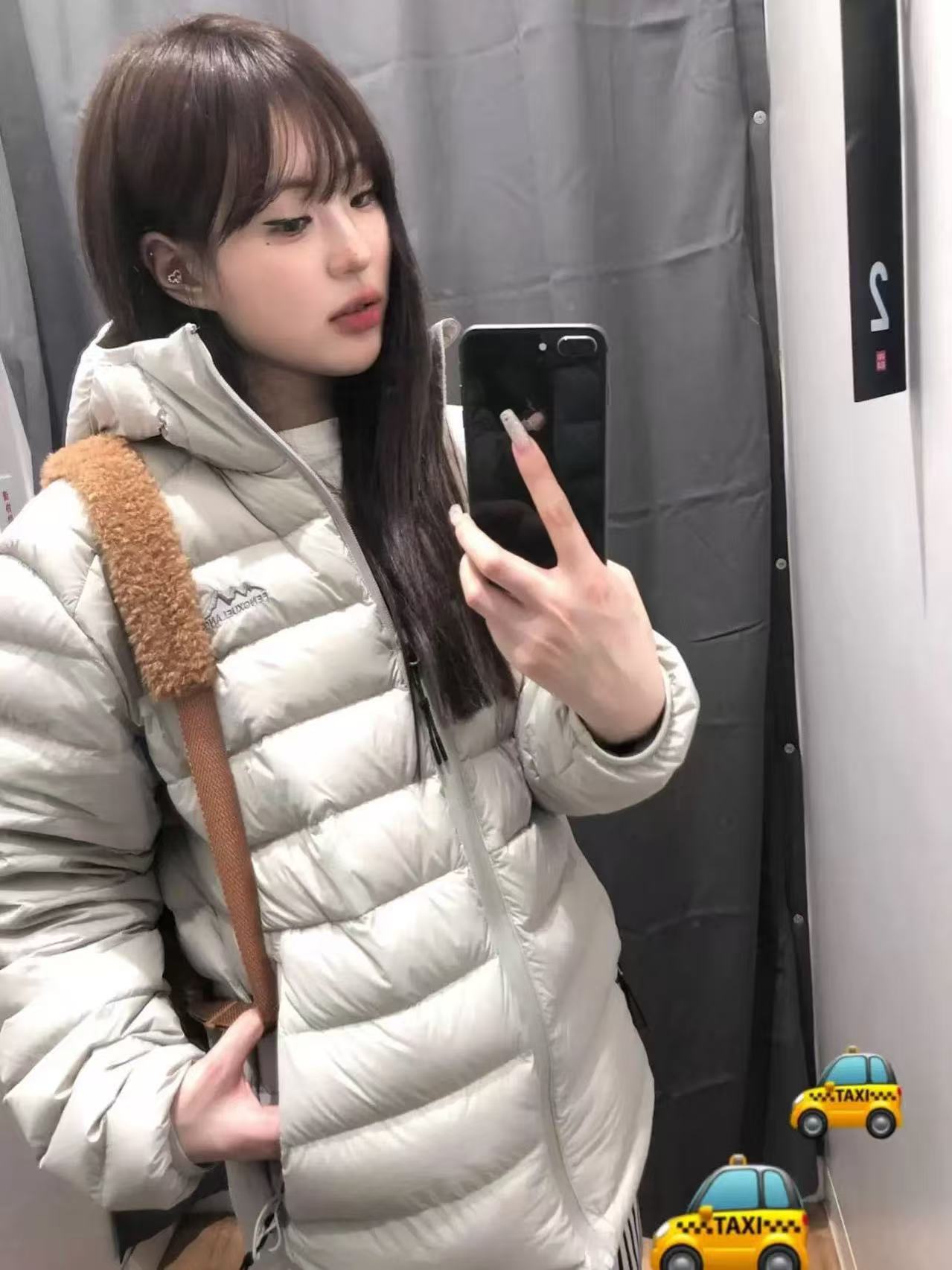 拉链韩短款简约连帽长款休闲风女装排骨棉衣潮流新款