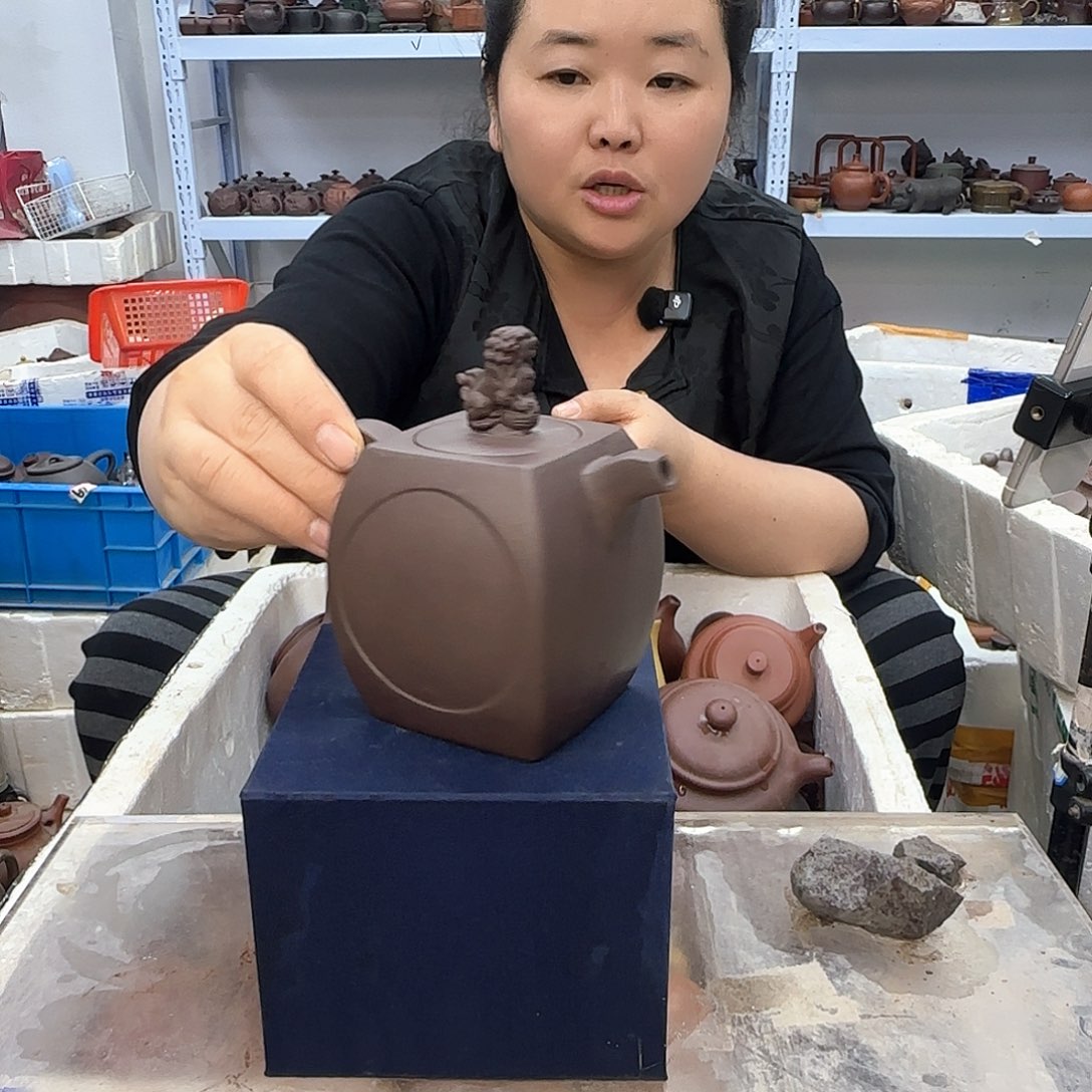 茶壶紫砂宜兴紫砂壶瑕疵处理