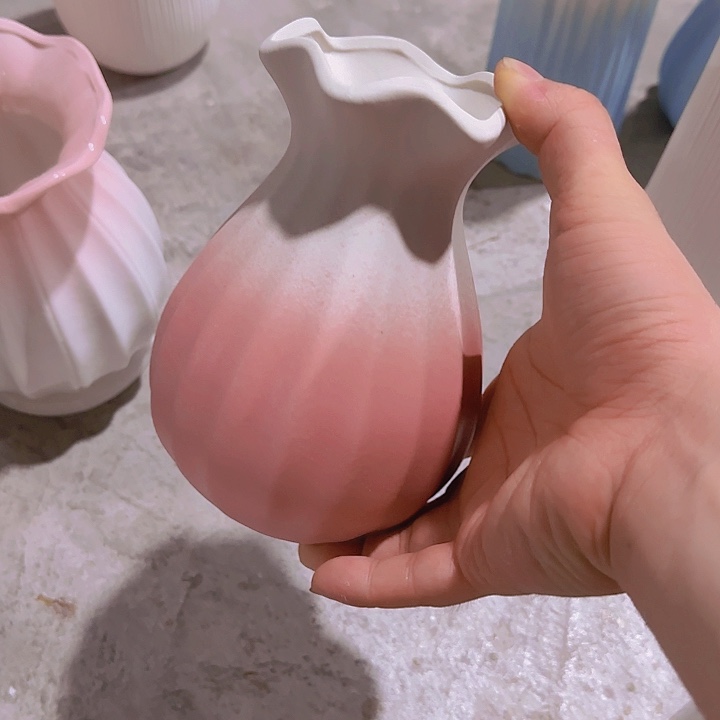 瓷片白粉16厘米一个荷叶