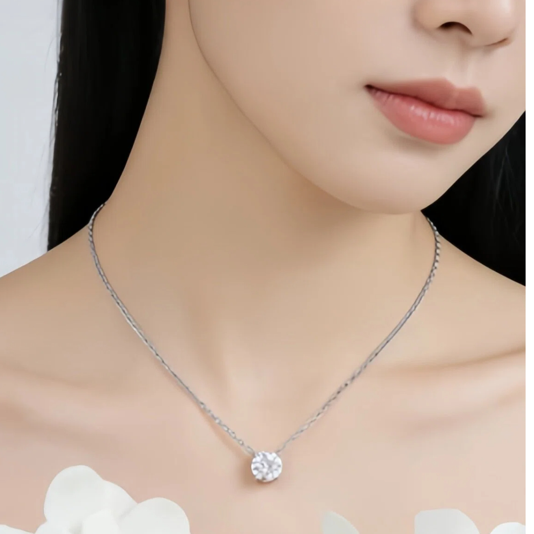 实验室培育钻石明星同款项链IGI认证求婚情侣婚戒女款人造钻石