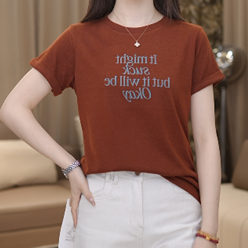 86788 新款夏季简约设计字母T恤