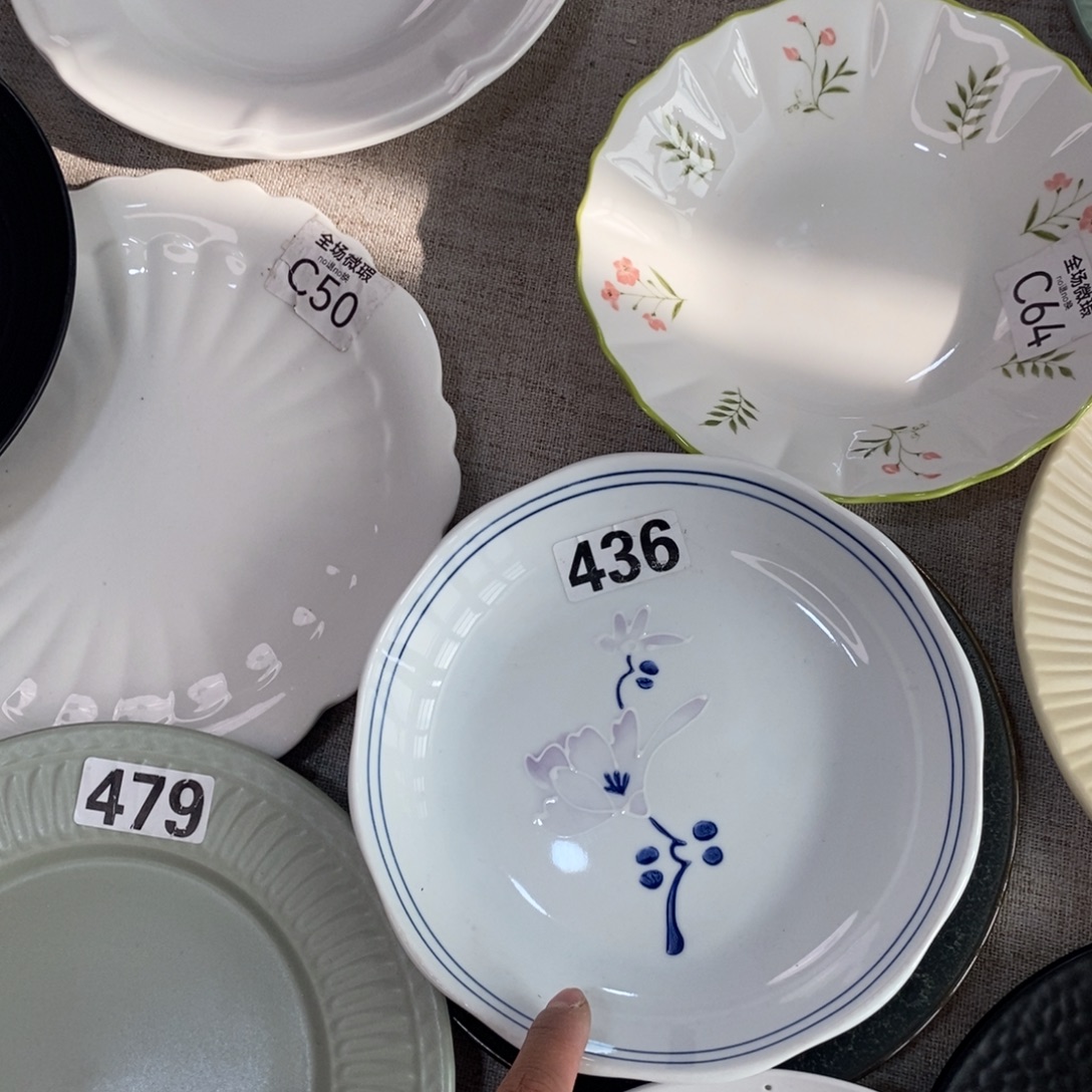 瓷436*2只微瑕不介意拍