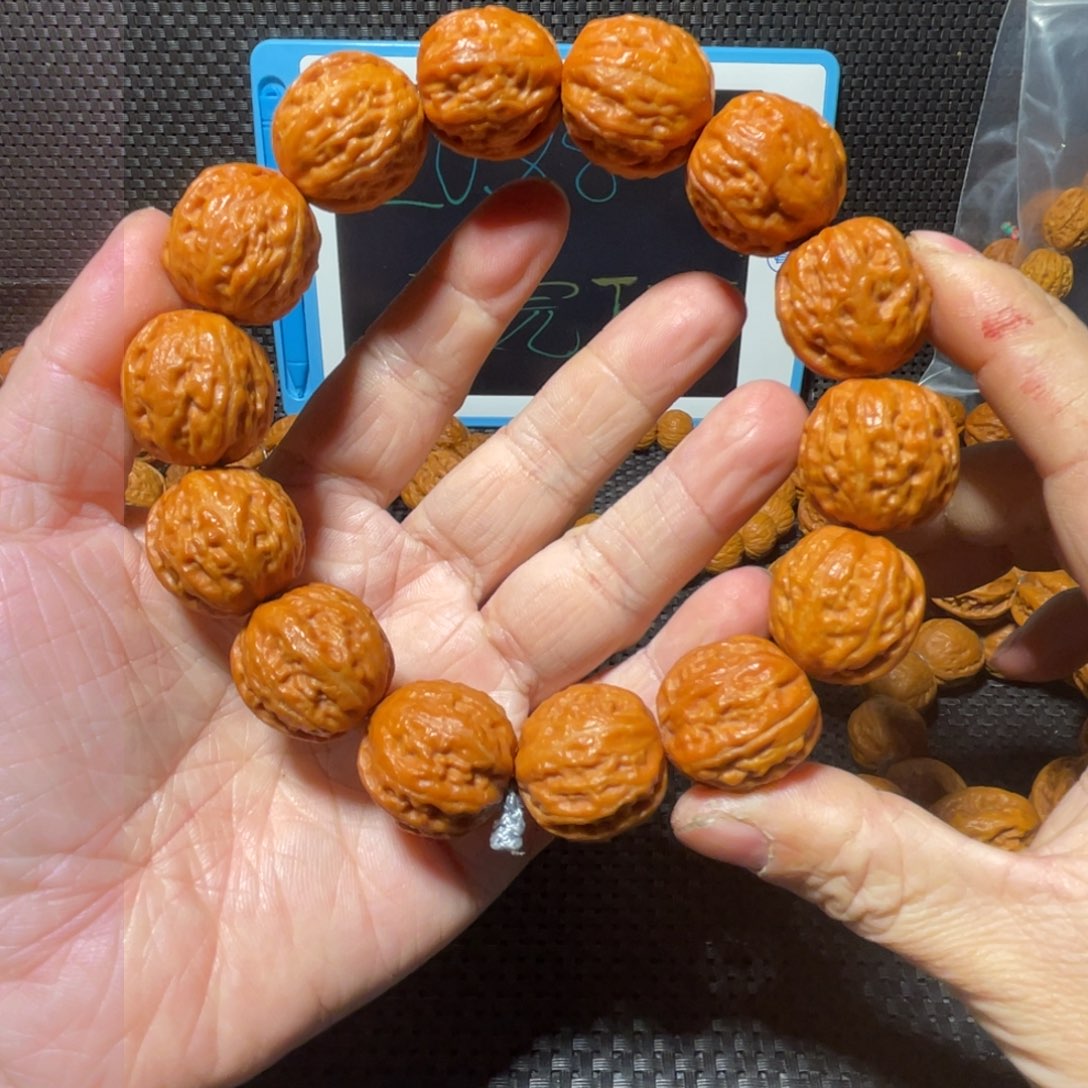 文玩核桃手串磨盘22