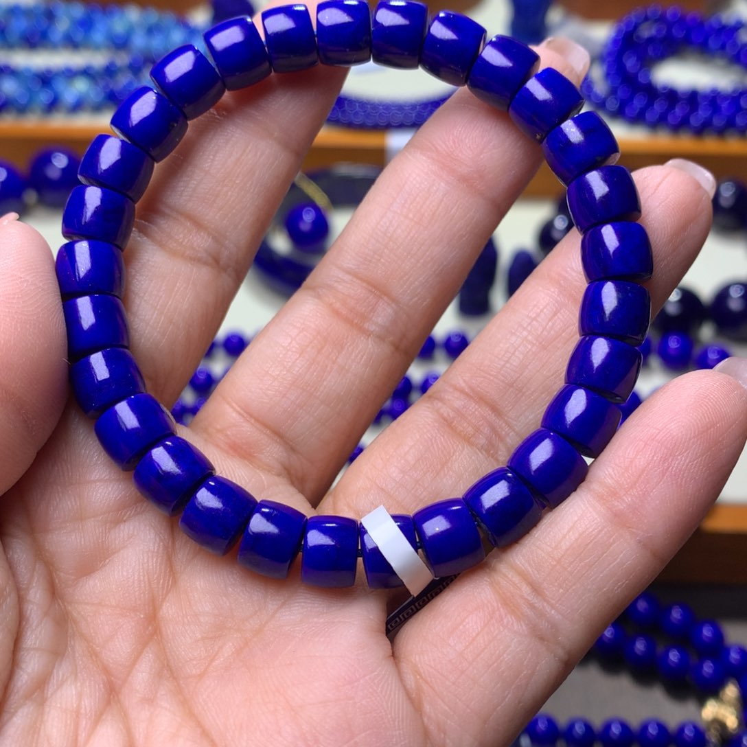 青金石手链未镶嵌8m