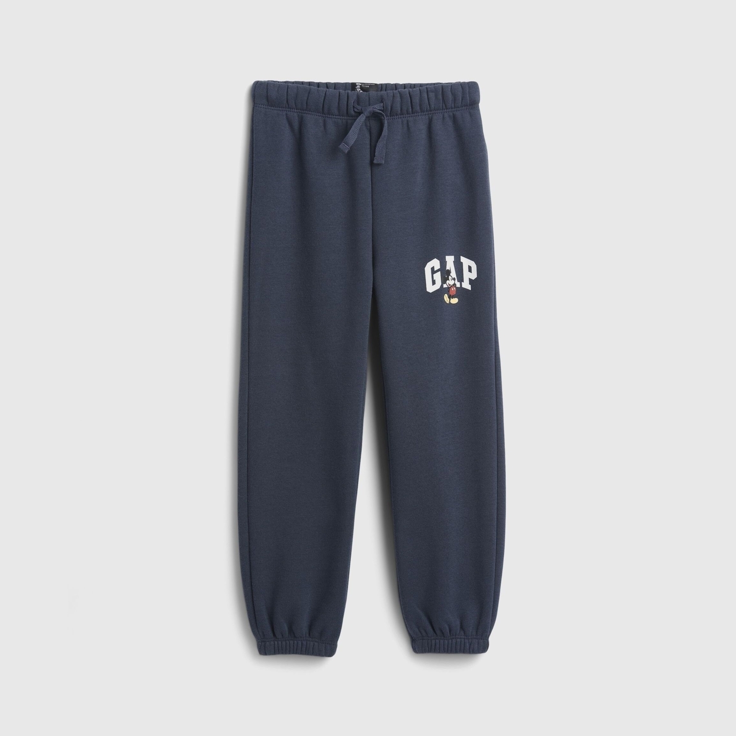 Gap男幼童2025冬季新款卡通logo胶印束脚裤儿童装卫裤美版822051